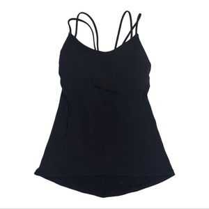 Lululemon Black Braided Back Tank top